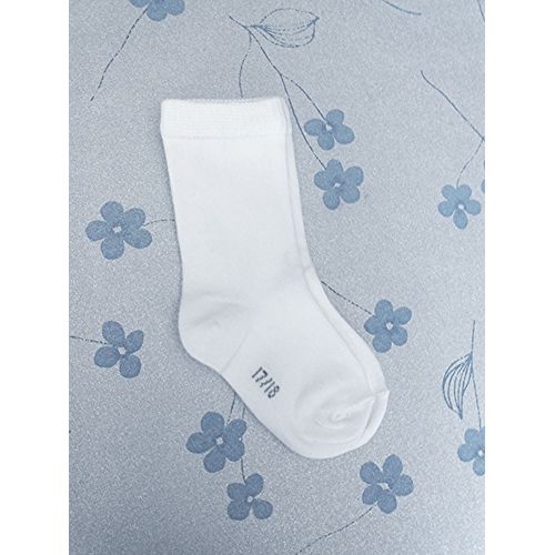 Paire De Chaussettes Pour Enfant Bébé 100% Neuve - Mixte Fille Ou Garçon Garçon - Couleur Blanche Blanc Chaussette Blanches - Taille Pointure 17 / 18 - 6 Mois / 9 Mois