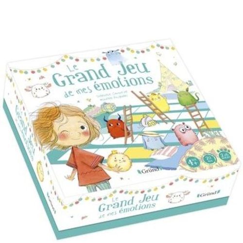 Le Grand Jeu De Mes Émotions - Avec 1 Plateau De Jeu, 6 Pions, 36 Cartes, 1 Dé, 1 Sablier Et 30 Pastilles