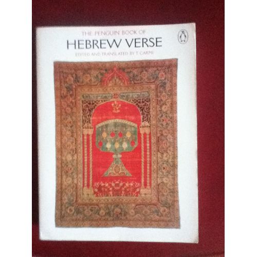 The Penguin Book Of Hebrew Verse 