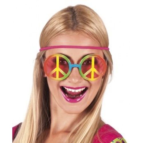 Lunettes Hippie Arc-En-Ciel Adulte,