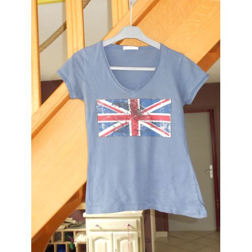 T-Shirt "" Cache-Cache "", Bleu, T1