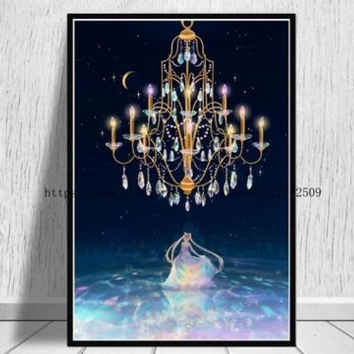 Affiche en toile Anime Sailor _ Moon, affiches obra,mpression murale Poster pour salon chambre ¿¿ coucher d¿¿cor sans cadre(70*100cm)