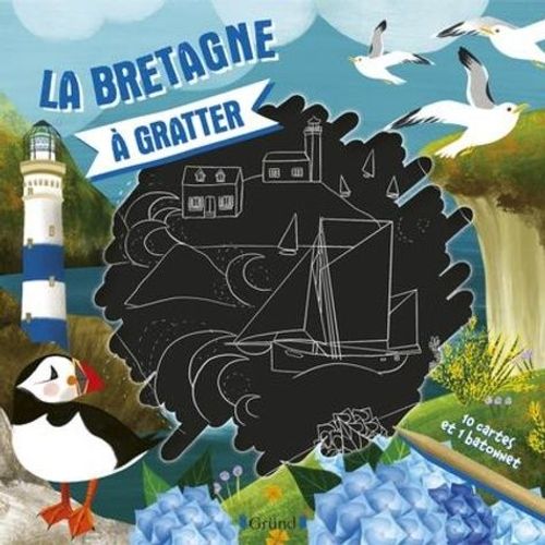 La Bretagne À Gratter - Avec 10 Cartes Et 1 Bâtonnet