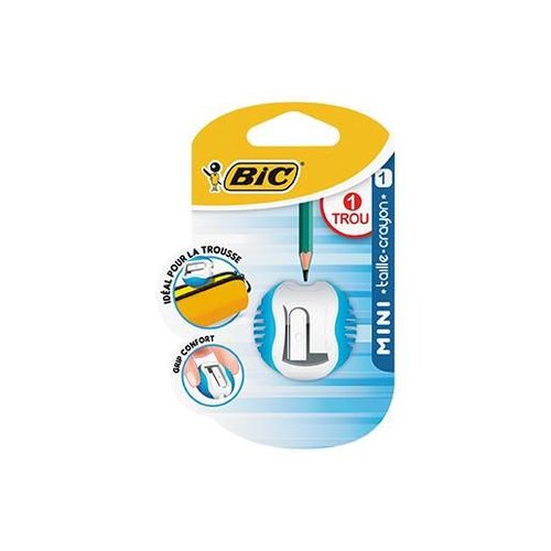 Bic Lot De 3 Taille-Crayons Mini Grip 1 Trou Coloris Aléatoire
