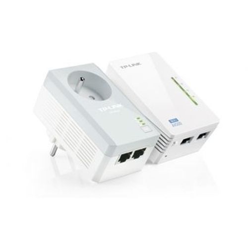 TP-Link TL-WPA4225KIT - Adaptateur CPL - HomePlug AV (HPAV) - 802.11b/g/n - Branchement mural