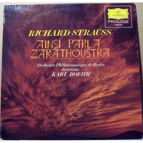 Ainsi Parla Zarathoustra / Karl Boehm