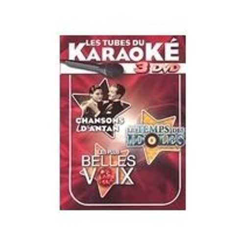 Les Tubes Du Karaoké 3 Dvd - Chansons D'antan - Le Temps Des Idoles - Les Plus Belles Voix