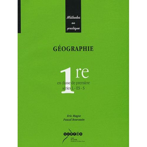 Géographie En Classe De 1e L-Es-S - (1cédérom)