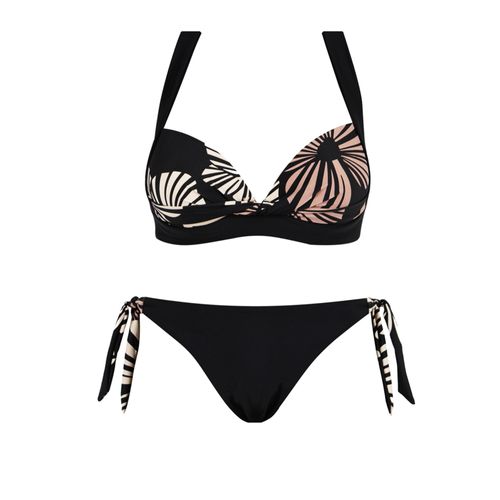 Maillot De Bain Femme Bikini 2 Pièces - Puh Up Et Parement