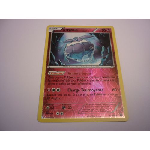 Strassie 47/108 Reverse Rare Carte Pokemon Xy Ciel Rugissant Fr