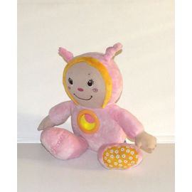 Calinou Bebe Musical Tendres Reves Bleu Doudou Peluche Chicco Musical Et Lumineux 34cm Rakuten