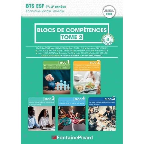 Blocs De Competences Bts Esf 1re Et 2e Années - Tome 2