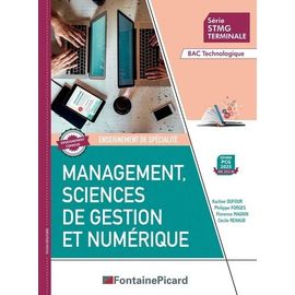 Management, Sciences De Gestion Et Numérique Tle Stmg - Enseignement De Spécialité