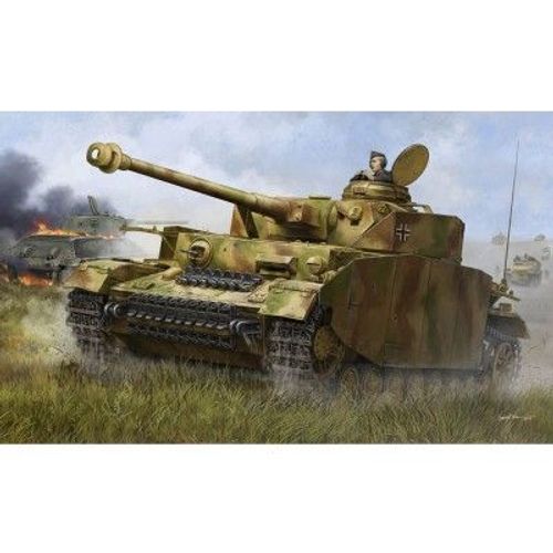 Maquette Char : Char Moyen Allemand Pzkpfw Iv Ausf.H-Trumpeter