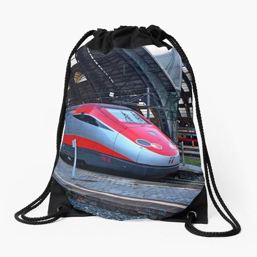 Sac à dos Trains à grande vitesse Trenitalia à la gare de Milan Sac à cordon pour le sport cadeau