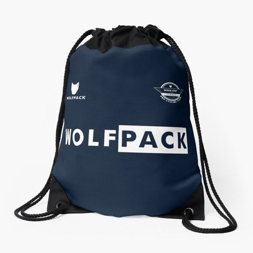 Sac à dos Quick Step Alpha Vinyl Pro Cycling Team Soudal Quick Step The Wolfpack Never Gives Up uci world tour Sac à cordon pour le sport cadeau