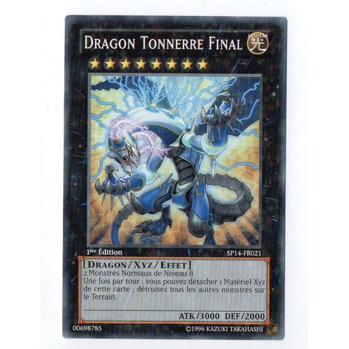 Dragon Tonnerre Final Sp14-Fr021 Starfoil - Yu-Gi-Oh