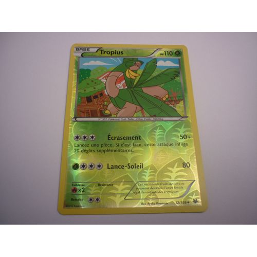 Tropius Reverse 12/108 Ciel Rugissant 110pv Fr