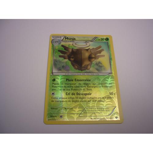 Munja Reverse 11/108 Carte Pokemon Xy Ciel Rugissant Francaise 