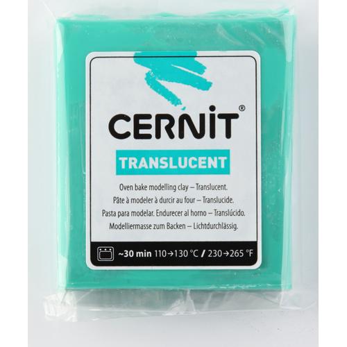 Pâte Cernit Translucent - 56 G - Emeraude - Cernit