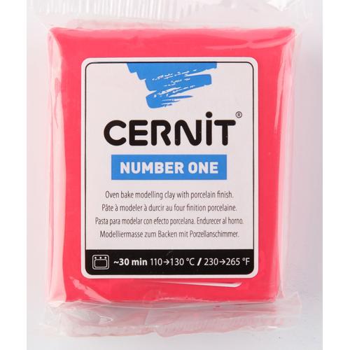 Pâte Cernit N°1 - 56 G - Rouge - Cernit