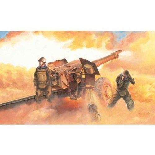 Maquette Accessoires Militaires : Canon Howitzer Soviétique D-74 122mm-Trumpeter