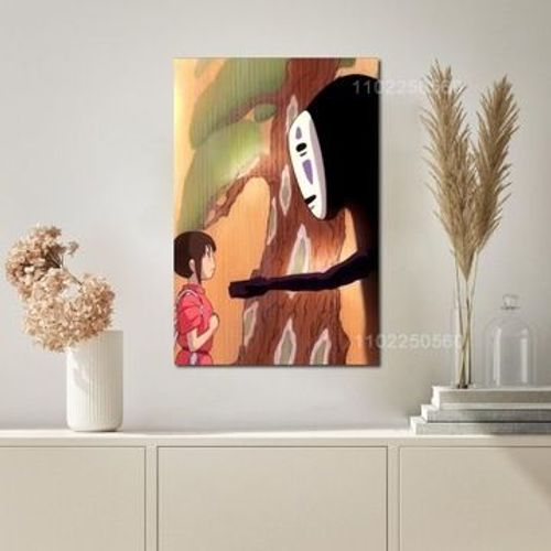 Affiche toile Manga chihiro affiche d¿¿corative,mpression murale Poster pour salon chambre ¿¿ coucher d¿¿cor sans cadre(70*100cm)