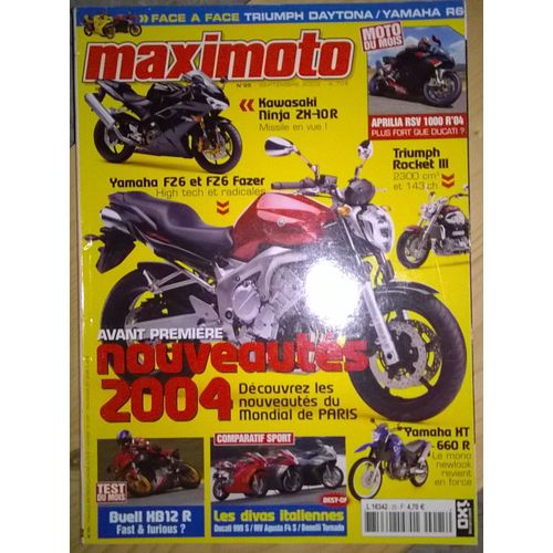 Maximoto  N° 25  Septembre 2003 - Avant-Première Nouveautés 2004