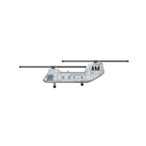 Maquette Hélicoptère : Set De 6 Hélicoptères Ch-46e Sea Knight-Trumpeter
