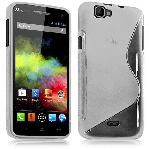 Housse Etui Coque S-Line Translucide Pour Wiko Rainbow  4g + Film De Protection