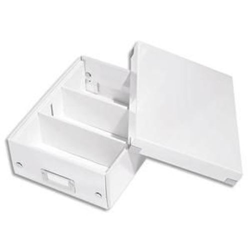 Leitz Boîte Click&store S-Box Avec Compartiments Amovibles. Coloris Blanc.
