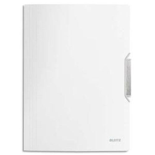 Leitz Chemises 3 Rabats À Élastique Style En Polypopylène. Coloris Blanc.