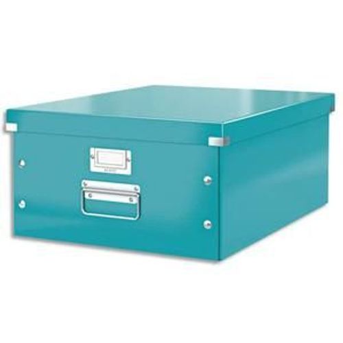 Leitz Boîte Click&store L-Box. Format A3 - Dimensions : L36,9xh20xp48,2cm. Coloris Menthe.