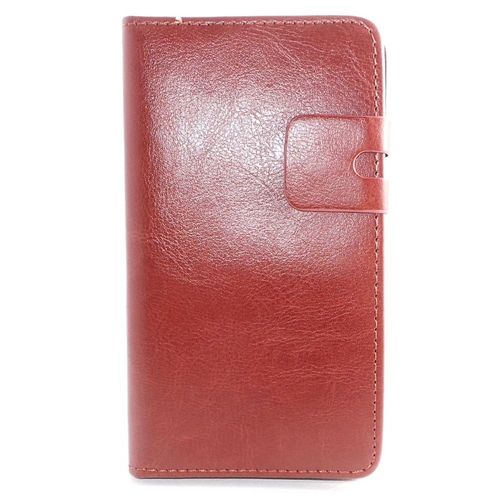 Etui Folio Avec Position Stand Video Pour Sony Xperia T3 Marron