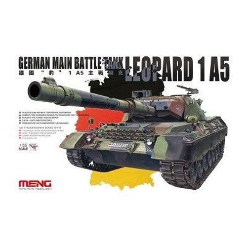 Maquette Accessoires Militaires : German Main Battle Tank Leopard 1 A5-Meng