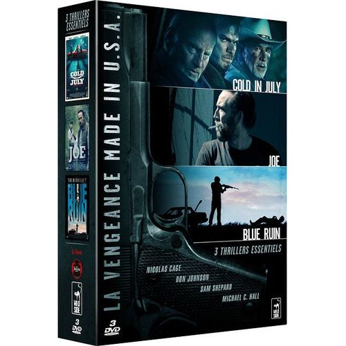 Coffret La Vengeance Made In U.S.A. : Cold In July (Juillet De Sang) + Joe + Blue Ruin - Pack