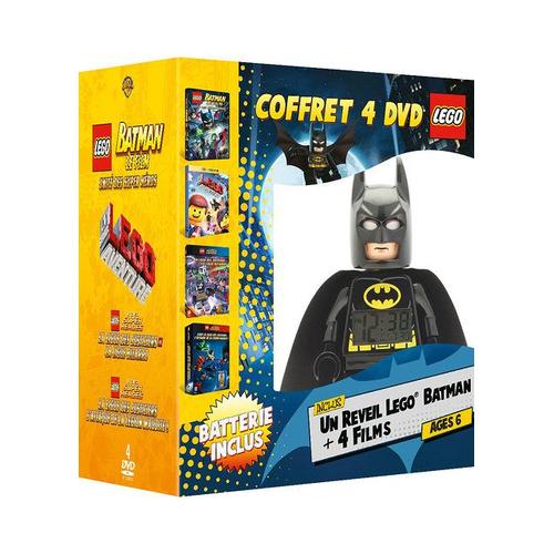 Coffret Lego : Batman Le Film : Unité Des Super Héros + La Grande Aventure Lego + La Ligue Des Justiciers : La Ligue Bizarro - Édition Limitée - Réveil Lego Batman