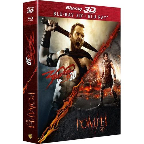Pompei 3d + 300 : La Naissance D'un Empire 3d - Blu-Ray 3d + Blu-Ray 2d