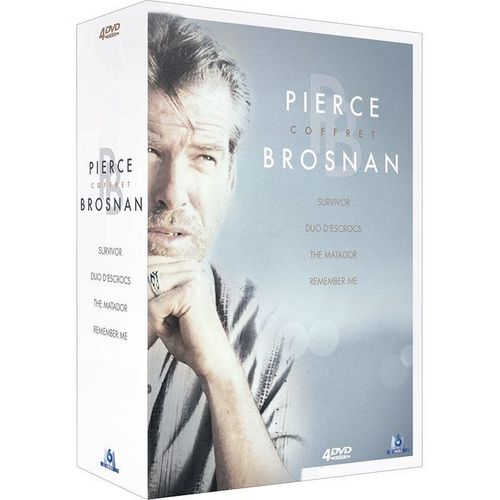 Coffret Pierce Brosnan : Survivor + Duo D'escrocs + The Matador + Remember Me - Pack