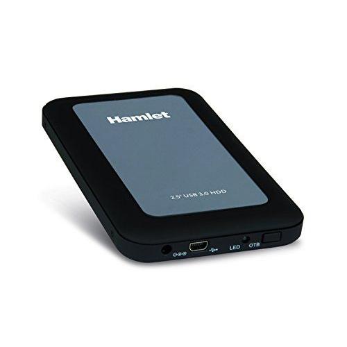 HAMLET BOX 2.5 USB3 RUGGED MIRROR BLACK