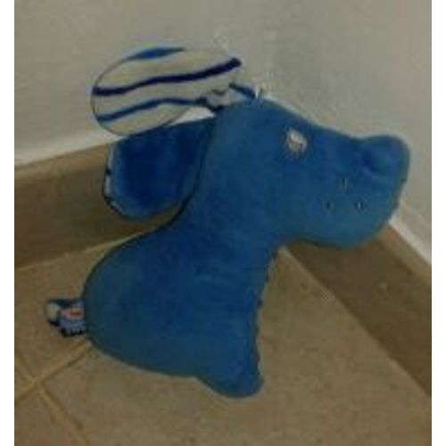 Doudou Chien Bleu Sucre D'orge