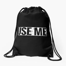Sac À Dos Use Me Soumis Bdsm Fétiche Kink Play En Détresse Sac À Cordon Pour Le Sport Cadeau