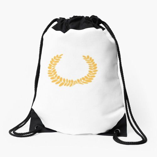 Sac à dos Illustration de couronne de Laurier, héros grecs, mythologie, légendes, statues, art Sac à cordon pour le sport cadeau