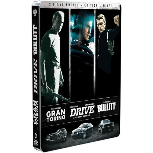 3 Films Cultes - Coffret - Gran Torino + Drive + Bullitt - Édition Limitée