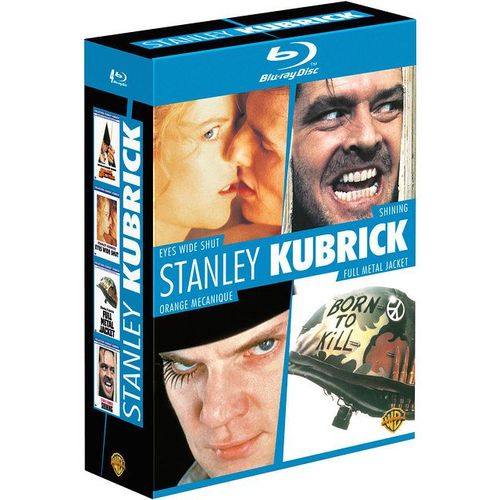 Stanley Kubrick - Coffret : Eyes Wide Shut + Shining + Orange Mécanique + Full Metal Jacket - Blu-Ray