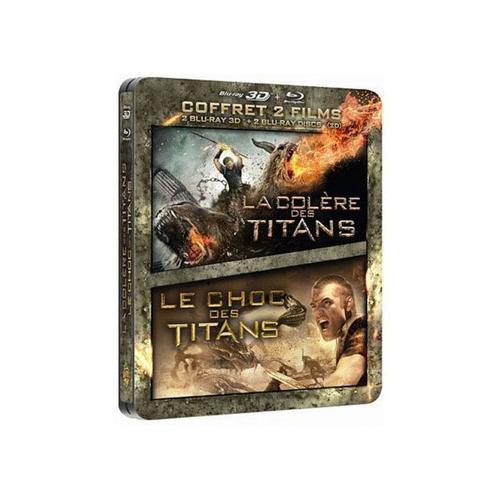 Le Choc Des Titans + La Colère Des Titans - Combo Blu-Ray 3d + Blu-Ray + Copie Digitale - Édition Boîtier Steelbook