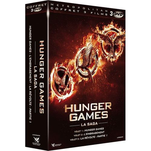 Hunger Games + Hunger Games 2 : L'embrasement + Hunger Games - La Révolte : Partie 1