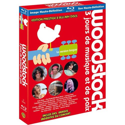 Woodstock - 3 Jours De Musique Et De Paix - Édition Limitée - Blu-Ray