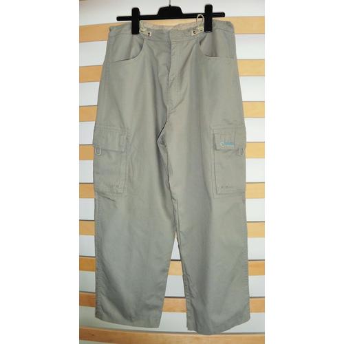 Pantalon Gris Vert  Multipoche. Go Sport. Wanabee. Taille Xl/44