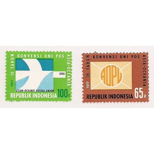 Indonésie- Série De 2 Timbres Neufs Asian-Oceanic Postal Union
